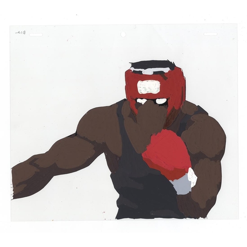 237 - Set of 4 cels:
Series: Hajime no Ippo
Studio: Madhouse
Date: 2000-2002
Condition: Good for age / Ske... 