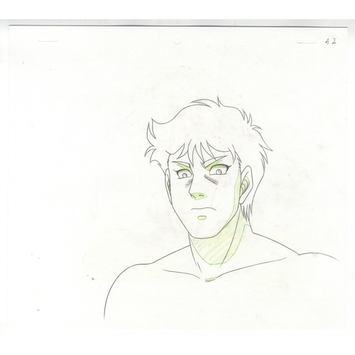 237 - Set of 4 cels:
Series: Hajime no Ippo
Studio: Madhouse
Date: 2000-2002
Condition: Good for age / Ske... 