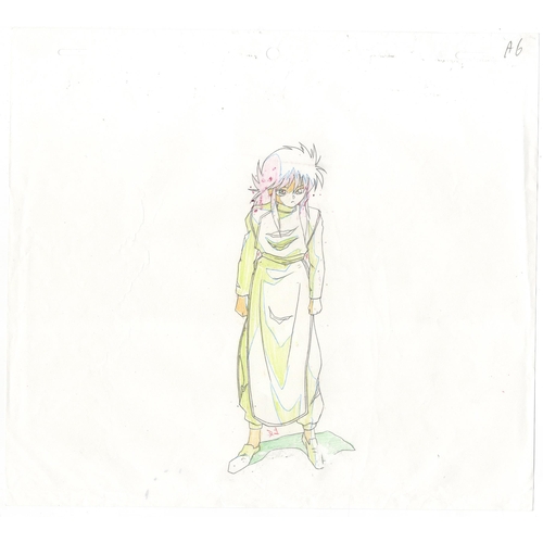 239 - Character: Kurama
Series: Yu Yu Hakusho
Studio: Pierrot
Date: 1992-1996
Condition: Sketch
Ref: DGM11... 