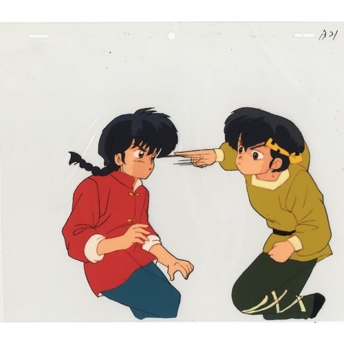 250 - Set of 2 cels: 
Series: Ranma 1/2
Studio: Studio Deen
Date: 1989-1996
Condition: Good for age / Sket... 