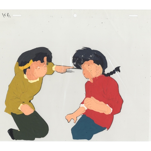 250 - Set of 2 cels: 
Series: Ranma 1/2
Studio: Studio Deen
Date: 1989-1996
Condition: Good for age / Sket... 