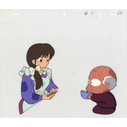 250 - Set of 2 cels: 
Series: Ranma 1/2
Studio: Studio Deen
Date: 1989-1996
Condition: Good for age / Sket... 