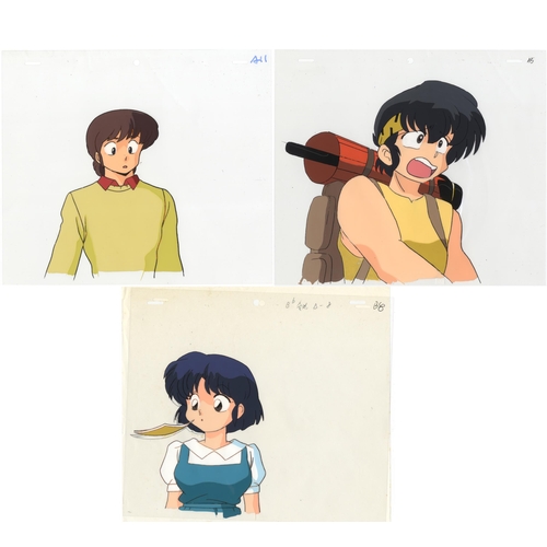 254 - Set of 3 cels:
Characters: Yusaku Godai
Series: Ranma 1/2
Studio: Studio Deen
Date: 1989-1996
Condit... 