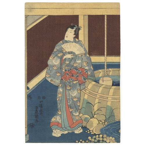 54 - Artist: Toyokuni III Utagawa (1786 - 1864)
Title: Prince Genji
Publisher: Tsutaya Juzaburo
Date: c. ... 