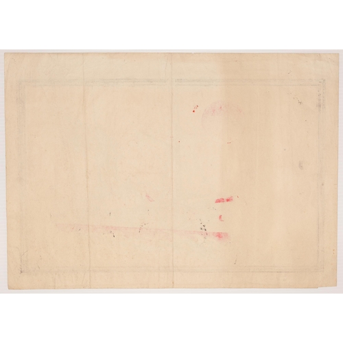 58 - Artist: Unsigned
Title: Hikifuda, Merchant Ship
Publisher: Kojima Takejiro
Date: c.1890s
Size: 53.5 ... 