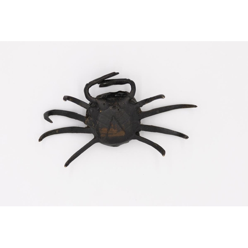 59 - * Three Bronze Crabs
Date: Meiji (1868-1912)
Size: (1) 4.5 x 14 x 7, (2) 5 x 16.5 x 8, (3) 6 x 19 x ... 