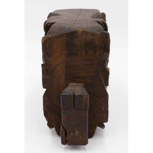 61 - * Two Wooden Kibana
Date: Edo (1603-1868)
Size: (1) 28 x 17 x 10, (2) 28 x 17 x 9.5 cm
Condition: We... 