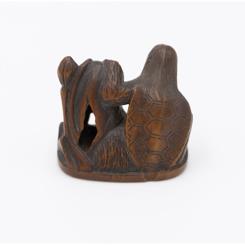 63 - * Wooden netsuke
Date: Edo (1603-1868)
Size: 3.5 x 3 x 2.5 cm
Condition: Good for age.
Ref: WK10
 * ... 