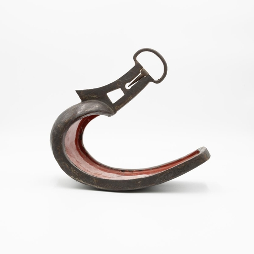 12 - 19th century stirrups
Size: each approx. (H) 24.0 x (W)11.5 x (L) 28.0 cm
Condition: Wear consistent... 