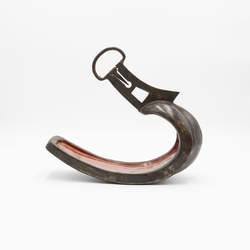 12 - 19th century stirrups
Size: each approx. (H) 24.0 x (W)11.5 x (L) 28.0 cm
Condition: Wear consistent... 