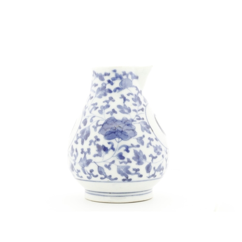 96 - Title: Blue and White Imari Oil Ewer
Date: Early 18th Century
Dimensions: 8.5 x 10.4 x 9.3 (includin... 