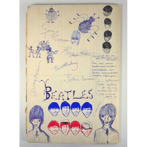 155 - The Beatles - Two transfer printed ceramic side plates, Washington Pottery Ltd., Hanley (dia. 18cm) ... 