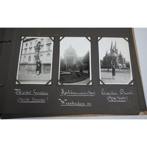 156 - Late Victorian family photograph album containing family photographs, dated 1875, another dated 1898... 