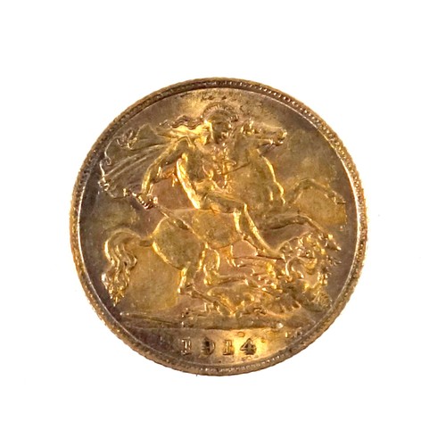 4 - George V Half Sovereign, 1914