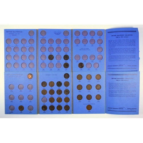 11 - Collection of coins in 15 Whitman folders from Victoria to Elizabeth II, containing shillings to hal... 