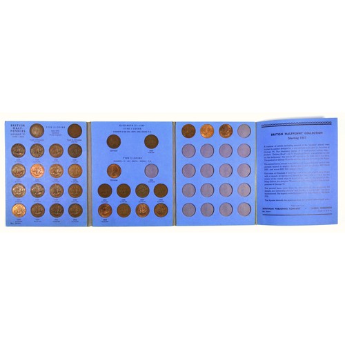 11 - Collection of coins in 15 Whitman folders from Victoria to Elizabeth II, containing shillings to hal... 