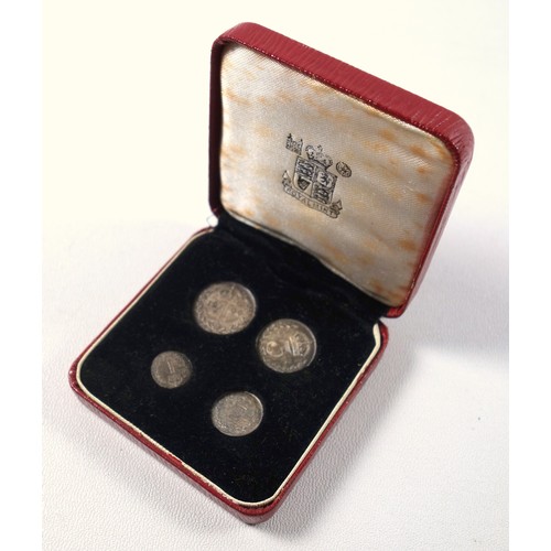 14 - Edward VII Maundy set, 1906, cased (5)