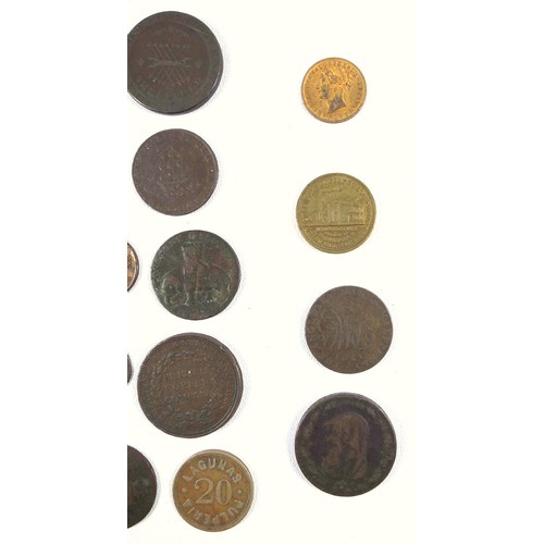 28 - Wales Anglesey Mines 1d token, 1788, ½d 1791, Bristol Copper Co., 1d 1812, J M Fellows 1d 1812, Hobs... 