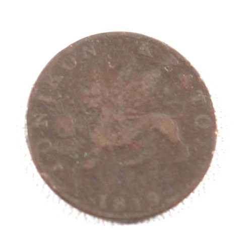 30 - George III Ionian Islands Lepton, Ob. winged lion above date, 1819, Rev. seated Britannia above 4?, ... 