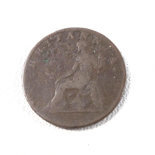 30 - George III Ionian Islands Lepton, Ob. winged lion above date, 1819, Rev. seated Britannia above 4?, ... 