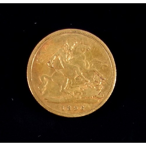 38 - Victoria half sovereign, 1896