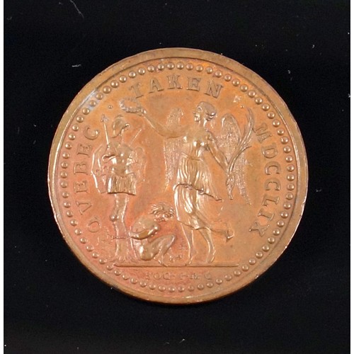 44 - Victoria bronze medal, ob. Britannia, Victoria’s head left, crossed trident and pennant, “Saunders” ... 