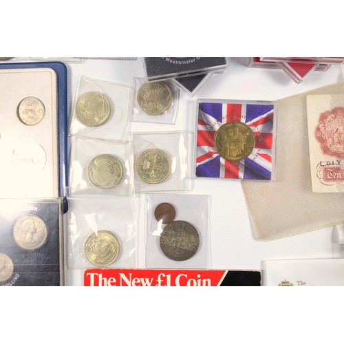 56 - Elizabeth II 90th birthday silver £20 coins, 2016, in unopened packets (2), £5’s, 1990, £2’s, 1986 (... 