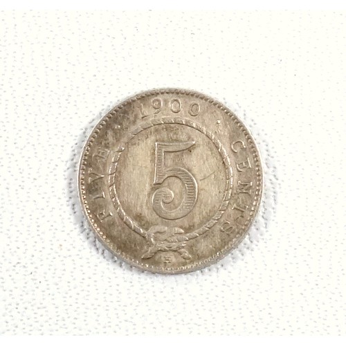 64 - Sarawak, Charles J Brooke, Rajah, 5 cents, 1900 H, n.v.f.,Switzerland 1 rappen, 1876B, v.f., e.k., 5... 