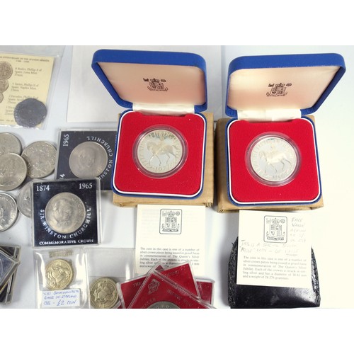 71 - Elizabeth II “plastic” sets, 1953 (2), decimal sets, 1971 (2), crowns, 1935 (2), 1951 (2), 1953 (2),... 