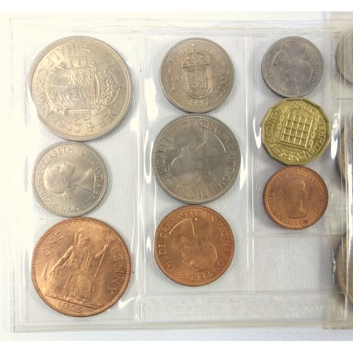 71 - Elizabeth II “plastic” sets, 1953 (2), decimal sets, 1971 (2), crowns, 1935 (2), 1951 (2), 1953 (2),... 