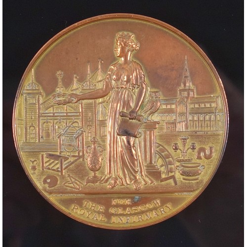 104 - Glasgow East End Industrial Exhibition 1903-04 gilt bronze medal awarded to J W Semple for Superior ... 