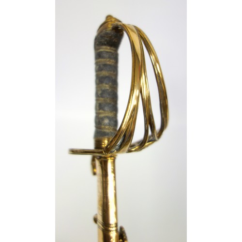 106 - George IV officer's sword by R Johnston, late Bland & Foster, Sword Cutler & Belt Maker to His Majes... 