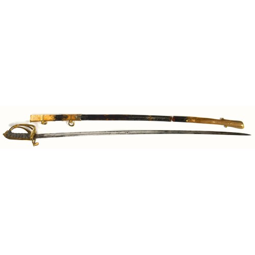 106 - George IV officer's sword by R Johnston, late Bland & Foster, Sword Cutler & Belt Maker to His Majes... 