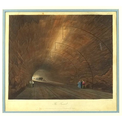 241 - After TT Bury by H Pyall, The Tunnel, pub. R Ackermann, Feby. 1, 1831, aquatint, 24 x 27cm (Plate 1 ... 