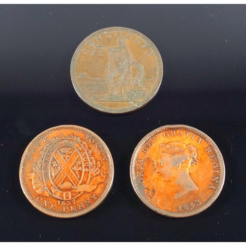 2 - Australia copper token, R Parker, ironmonger, Moorabool Street, Geelong, v.f., slight edge knocks, C... 