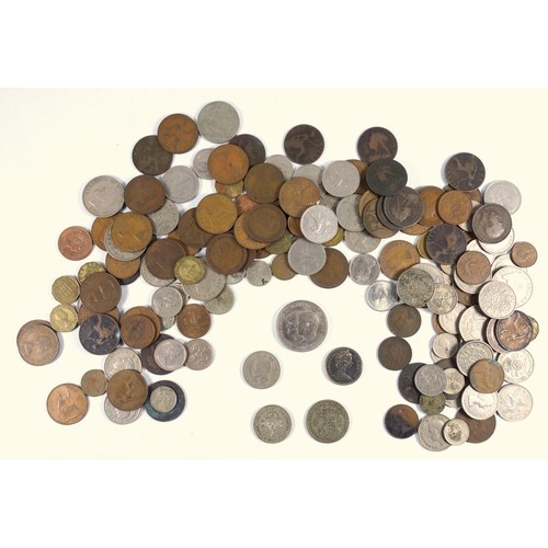 12 - Good quantity of British Commonwealth, European and  World coins including a thin flan florin, 1950,... 