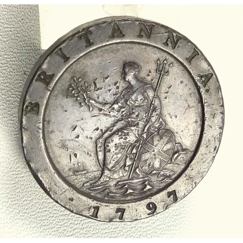 98 - George III “Cartwheel” twopence, 1797, v.f. (e.k.’s), other 1d’s, ½d’s and a ¼d (32)