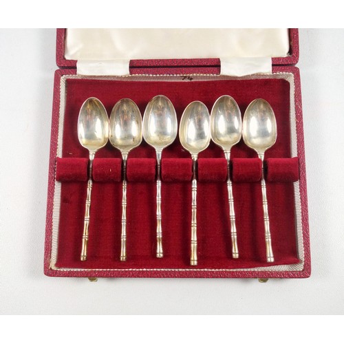 10 - 4 Egyptian white metal dishes; another dish; set of 6 Chinese coffee spoons with handles styled as b... 