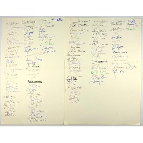 74 - The autographs of over 170 R.A.F pilots as featured in the limited-edition folios ‘So Few’, commissi... 