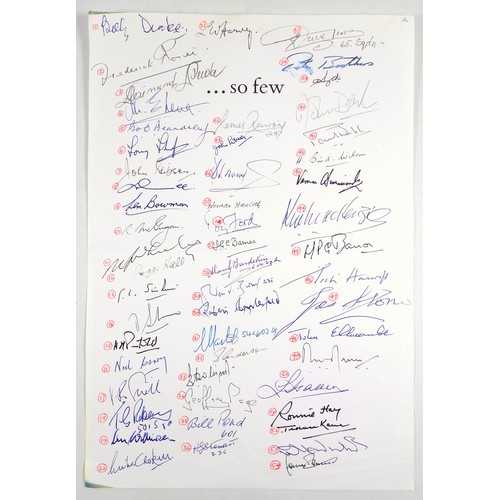 74 - The autographs of over 170 R.A.F pilots as featured in the limited-edition folios ‘So Few’, commissi... 