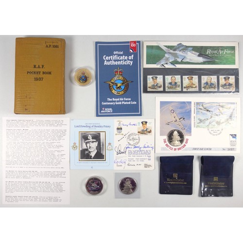 74 - The autographs of over 170 R.A.F pilots as featured in the limited-edition folios ‘So Few’, commissi... 