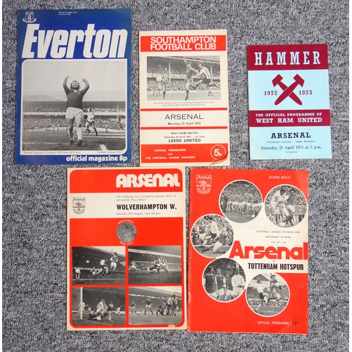 87 - Arsenal Football Club Home and Away Programmes from the 1972-73 season. (51)