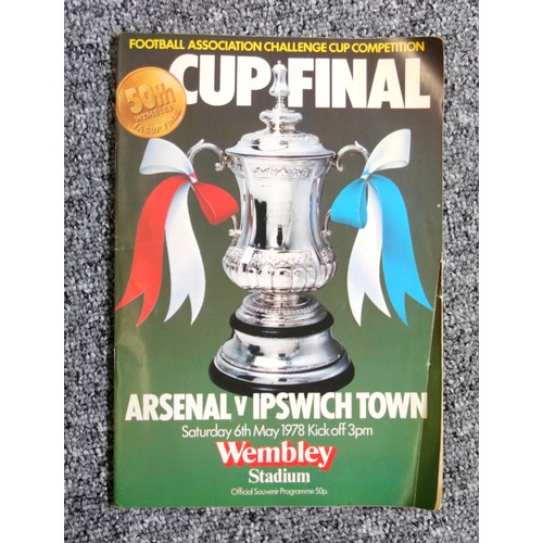 92 - Arsenal Football Club Home and Away Programmes from the 1977-78 season. (46)