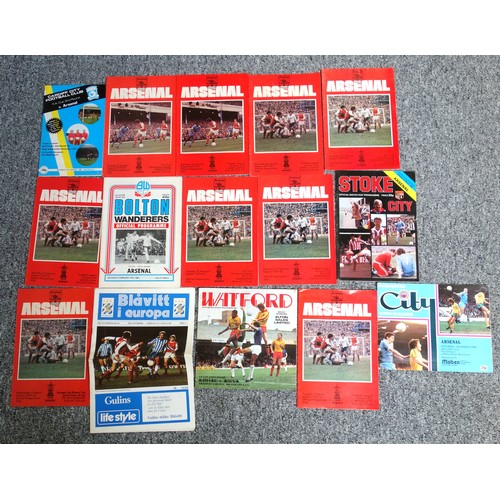 94 - Arsenal Football Club Home and Away Programmes from the 1979-80 season. (58)