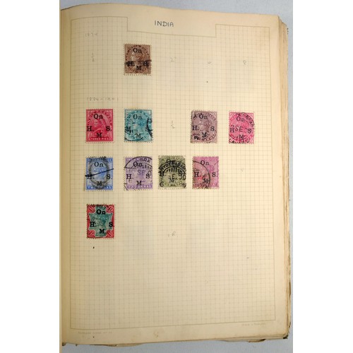 495 - Five postage stamp albums containing British, Commonwealth and stamps of the world, and 5 other albu... 