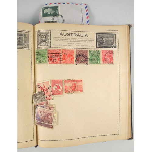 495 - Five postage stamp albums containing British, Commonwealth and stamps of the world, and 5 other albu... 