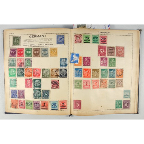 495 - Five postage stamp albums containing British, Commonwealth and stamps of the world, and 5 other albu... 