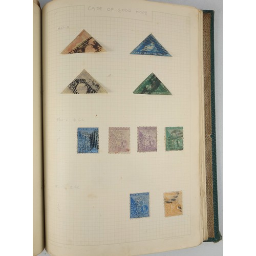 495 - Five postage stamp albums containing British, Commonwealth and stamps of the world, and 5 other albu... 