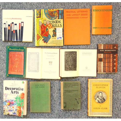 98 - Clair, Colin, Christopher Plantin, pub. Cassell & Company Ltd., London, 1960; and 24 other bookbindi... 