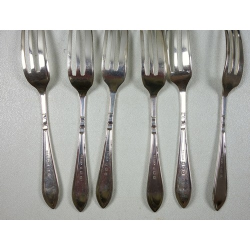 12 - Set of 6 George VI silver souvenir demitasse spoons, each with a wrythen stem and 